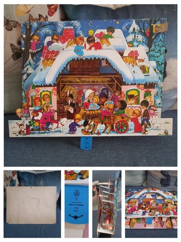Vintage presepio cartoncino - vintage,