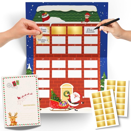 Calendario avvento fai te - calendario, da
