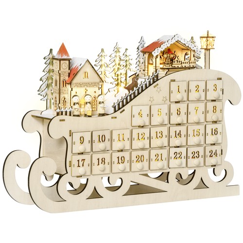 Homcom calendario dell - homcom, dell'avvento