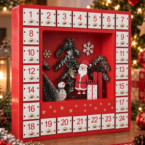 Calendario avvento natale - di,