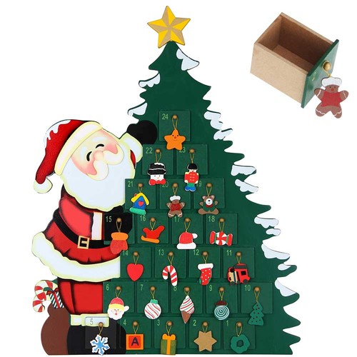 Calendario avvento babbo - calendario,